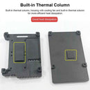 for Raspberry Pi 4B Latest CNC Aluminum Alloy Case Enclosure with Cooling F