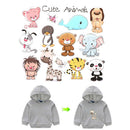 Cute Animals Iron on Patches Washable Heat Transfer Stickers T-shirt AppliquspTE