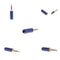 5Pcs Male to Jack 3.5mm 1/8" Mini Audio Plug Male Stereo Adaptor DIY Soldering
