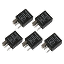 5 Pieces Universal 5 Pin Replacement 20A/30A Relay Relays for Horn Headlight