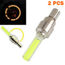 8X Bike Bicycle Car Motorcycle Wheel Tire Valve Cap Neon Lamp LED Flash Light ST