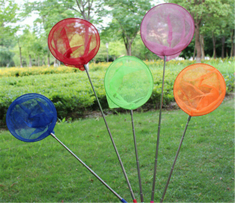 Kids Extendable Fishing Butterfly Insect Net Adjustable Telescopic Handle ToysJR