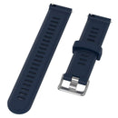 Soft Silicone Strap Watchband for Garmin Forerunner 245M/245 (Dark Blue) A