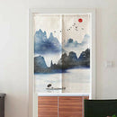 Noren Japanese Curtain Short Doorway Tapestry Linen Room Decoration Style 1