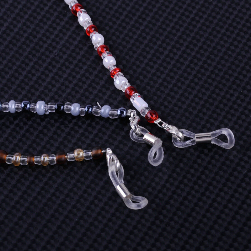 3PCS Glasses Chain Beaded Cord Lanyard Holder Rope String Spectacles Sunglasses