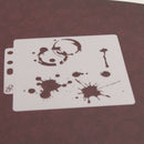Reusable Water droplet Stencil Airbrush Art Home Decor ScrapbookingAlbumCraf A+