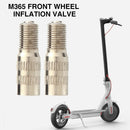 2pcs Extension Air Valve for M365 Electric Scooter Front Wheel Air Nozzle