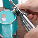 multifunction stainless steel manual kitchen aid tin can opener craft grip N J!j