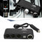 Dual USB Port Car Charger 4 Way Cigarette Lighter Socket Splitter Power Adapter