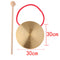 Kids Hand Percussion Gong Cymbal with Mallet, Musical Early Learning Developing