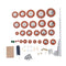 Tenor Sax Parts Set Bolts+Screws+Cork Sheet+Pad+Spring +Felt Block