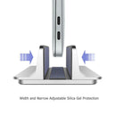 Portable Laptop Holder Base Vertical Adjustable Notebook PC Stand Support