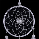 White Dream Catcher Circular With Feather Wall Hanging Decoration Decor Cr F Gw