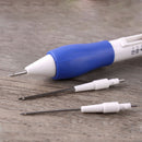 3 Needles 2 Threaders Craft Tool Punch Needle Set Embroidery Stitching ToolS Hn