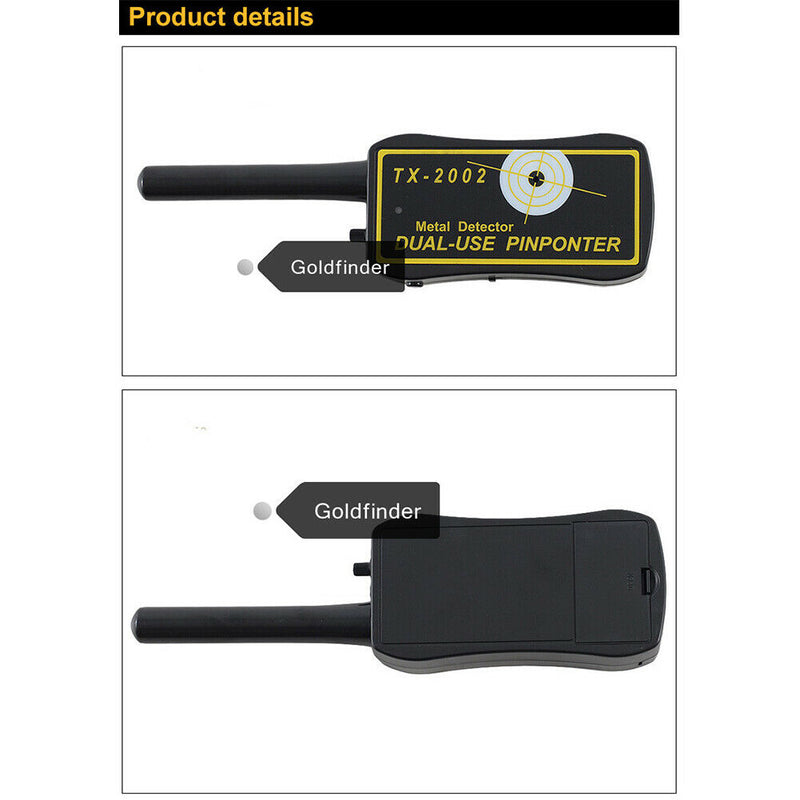Handheld Metal Detector Dual Use Underground Battery Powered High Sensitive