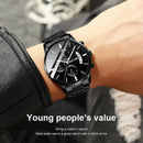 Belushi Fashion Men'S Quartz Watch Chronograph Sport Men Watches Waterproof L6G5