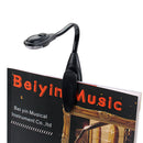 Black Portable Clip Reading Light/Music Stand Light/USB And Battery Operated