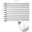 Fence Privacy Screen, 0.9Mx 5M Ft Grid Fence Windshield Porch, Outdoor, Bac