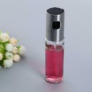 Stainless Steel Glass Oil Pump Spray Fine Bottle Olive Can Tool Pot Cooking A