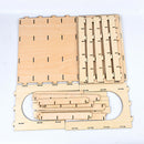 DIY Wooden Paint Rack Ink Storage Organizer 2-layer 35-grid