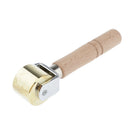 Leathercraft Wooden Handle Leather Press Edge Roller Steel Roll 25mm