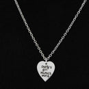 3pcs/Set Daddy Girl Mama Pendant Love Necklace+2 Key Chains Jewelry Gifts