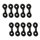 Kayak Bungee Cord Kit -10 Nylon Pad Eye-20 Stainless Steel Screws Nut Gasket and