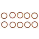 10x Exhaust Muffler Pipe Gasket Motorcycle Exhaust Pipes Wash Pipe Connector