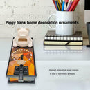 Bear Shooting Coin Boxes Piggy Banks for Home Decor Ornaments Money Storage Toys