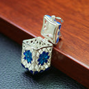 1.10 x 0.55inch - Copper - Essential Oil Diffuser Pendant Necklace Aroma -