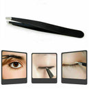 Women Professional Eyebrow Tweezers Hair Slanted Stainless Steel Tweezer Tool J8