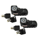 2x Antitheft Motorcycle Bike Scooter Wheel Disc Brake Alarm Lock with 2 Keys