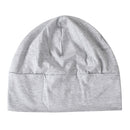 3 Pieces Unisex Cotton Night Cap Sleeping Head Hat Plain Beanie Chemo Hair Wear