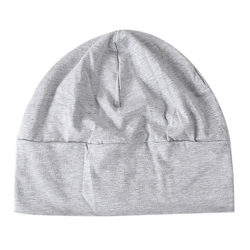 3 Pieces Unisex Cotton Night Cap Sleeping Head Hat Plain Beanie Chemo Hair Wear