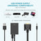 VGA To HDMI Output 1080P HD Audio TV AV HDTV Video Cable Converter Adapter M9B8