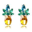 Pineapple Earrings For Women Jewelry Hawaiian Vacation Beach Party Daily Wi