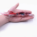 1Group Whole 6 Color Hard Fishing Lure Fish Bait 23Cm/43G 6 Color Squid HookJ4A8