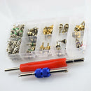 102pcs Car R12&R134 A/C System Air Conditioner Schrader Valve Core Tool Kit