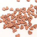 Wooden MDF Love Hearts Craft Scatter Patch Wedding Christmas Tree Decoration