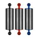 Blue D60mm Carbon Fiber Floating Buoyancy Arm Camera Cam Tray Holder 5"