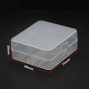 2pcs Plastic Battery Storage Case Box Holder For 26650 Rechargeable Battery