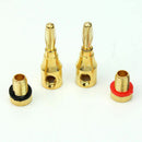 8 X Musical Audio Speaker Cable Wire Connector 4mm Banana Plugã€LJGT