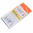 70Pcs 7 Sizes Fishing Bait Sharpened Anti-bite Hook Fishhook Tackle Jig Black 3C