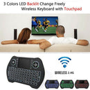 Backlit 2.4Ghz Wireless Keyboard Touchpad Mouse Handheld Remote Control 3 CoQ7I7