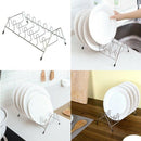 Dish Drying Rack Kitchen Dishes Rack & Plate Holder Dish Drainer F4B9