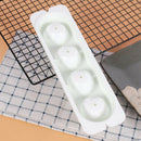 4 Cravity Round Ice Ball Maker Sphere Tray Plastic Mold Cube Summer Ice Mold Kw