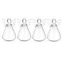 4 Pieces Terrarium Vase Angel Shape Hanging Vase Flower Plant Hydroponic