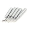 5pcs 936 Electric Brass Soldering Irons Tip Solder Station Conical Bevel T FT