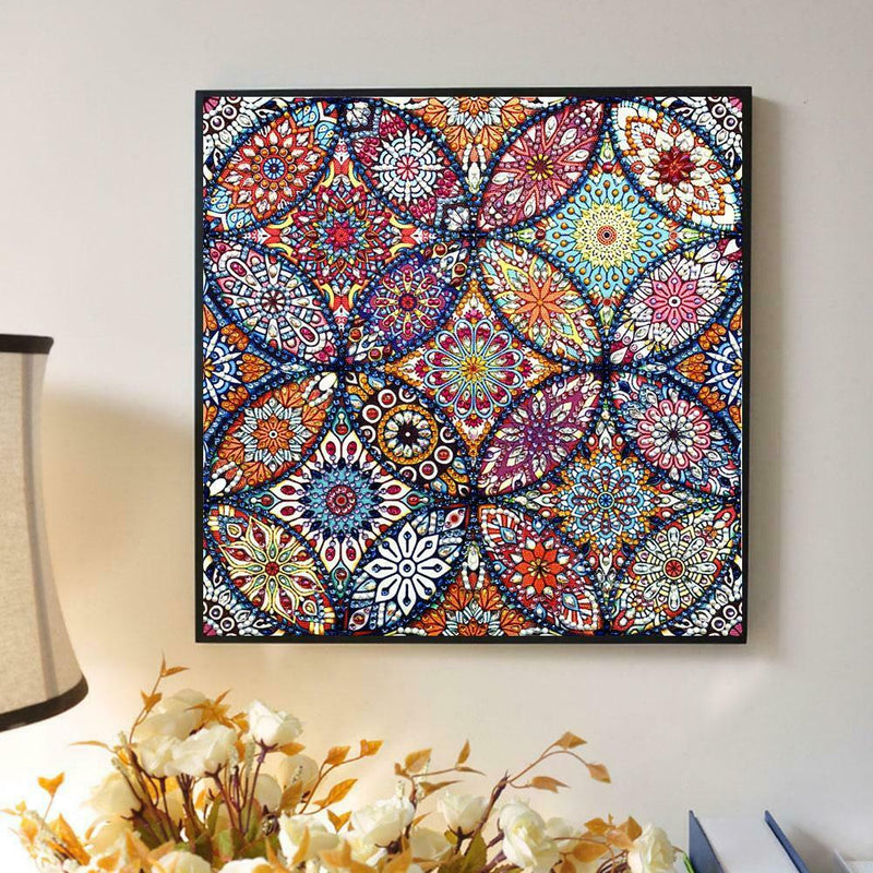 5D DIY Special-shaped Diamond Painting Flower Cross Stitch Embroidery Kit