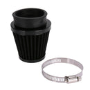 Universal 48mm 49mm 50mm Motorcycle Air Intake Filter Cleaner (Black)